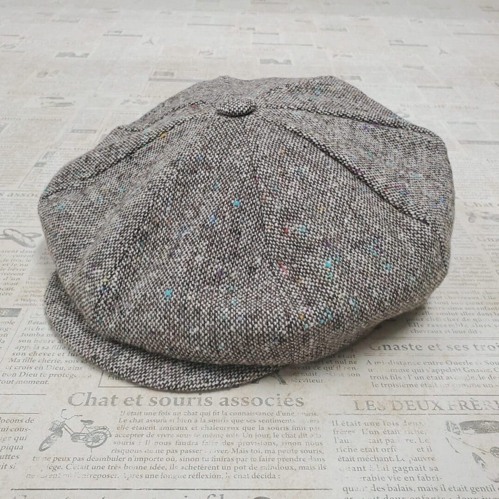 A hat is laying on the floor