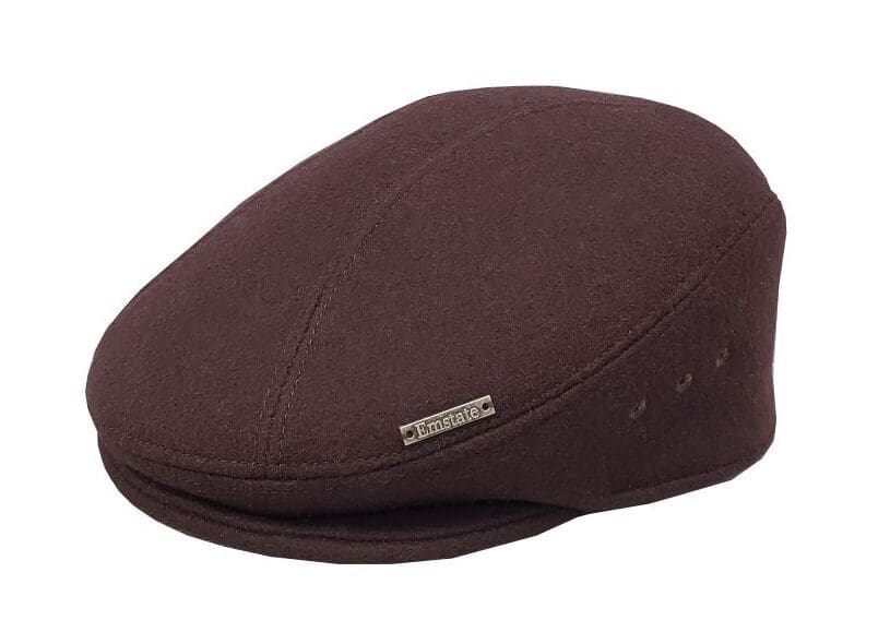 Brown Wool Ascot Ivy Flat Gatsby Driver Cap