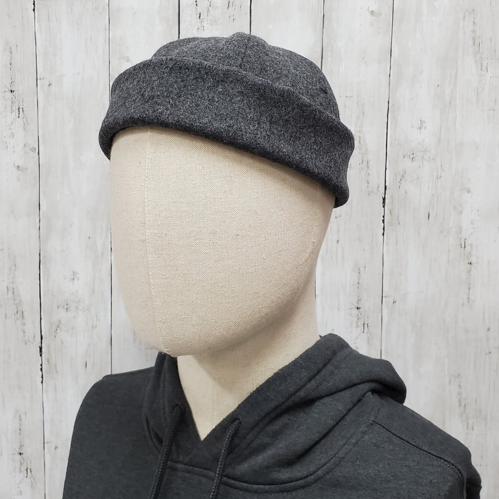 Wool Beanie- Charcoal