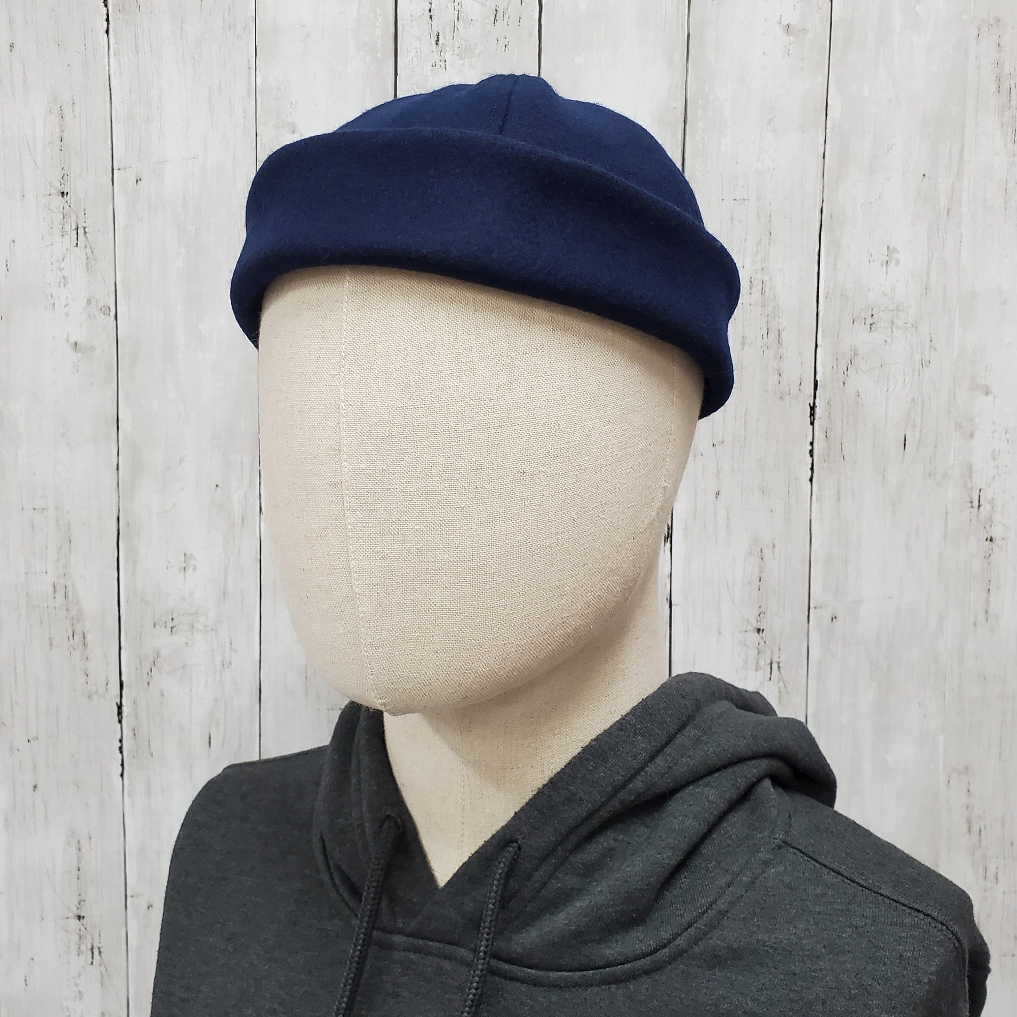 Wool Beanie- Navy