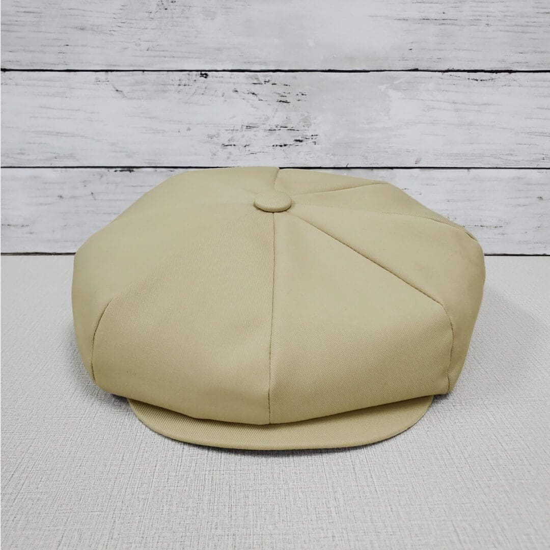 Stone Eco Twill Apple Newsboy Cap
