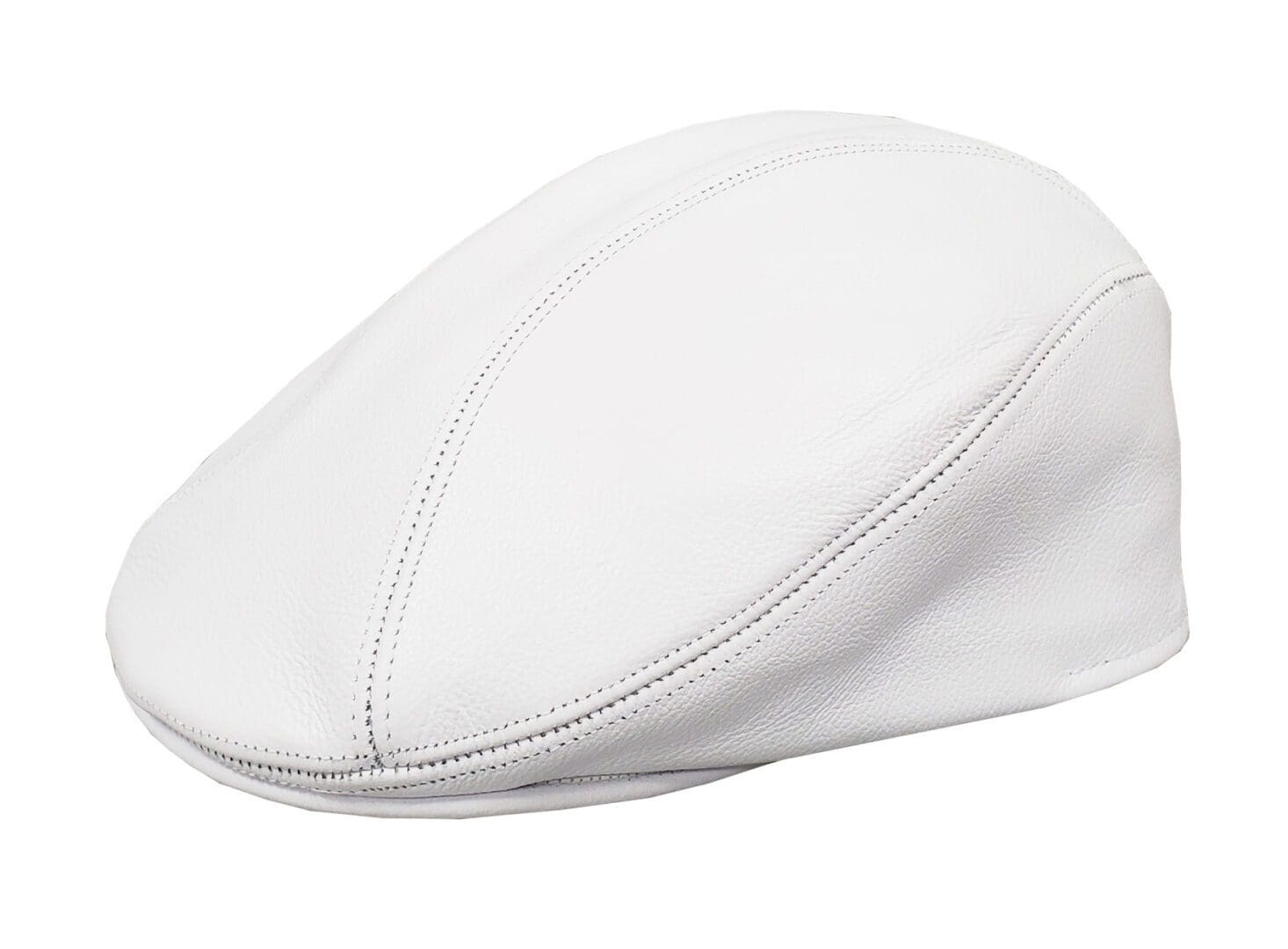 A white hat is shown with no background.