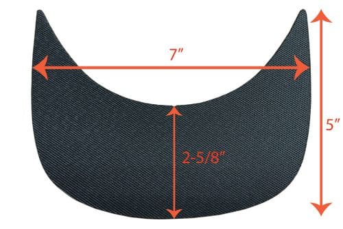 Flat Baseball Cap Brim Visor- Pack of 10