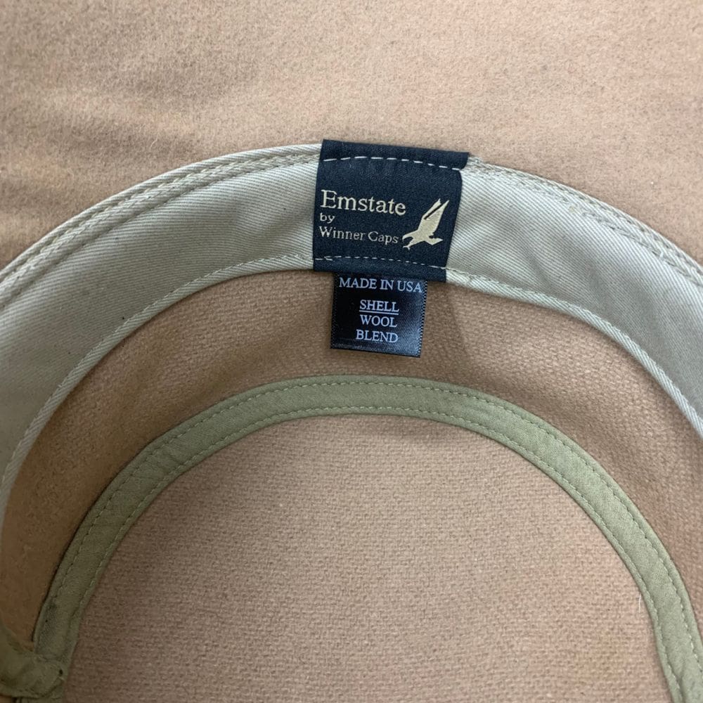 Camel Melton Wool Bucket Hat