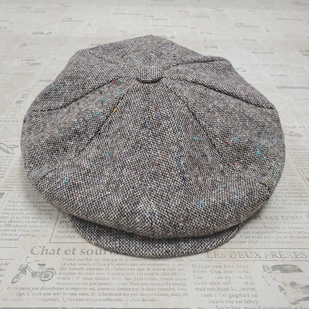 A hat is laying on the ground