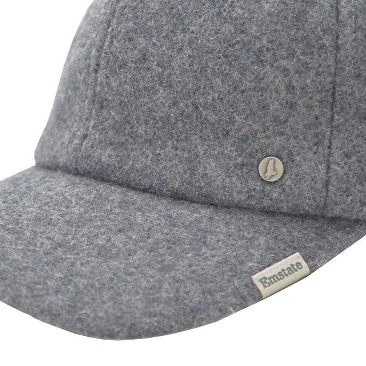 A close up of the front of a hat
