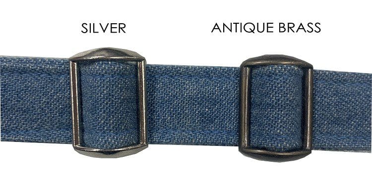 A close up of two different types of jeans