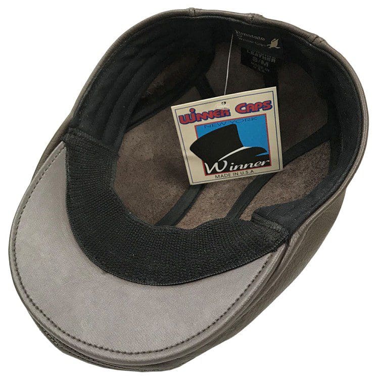 A hat with a tag on it