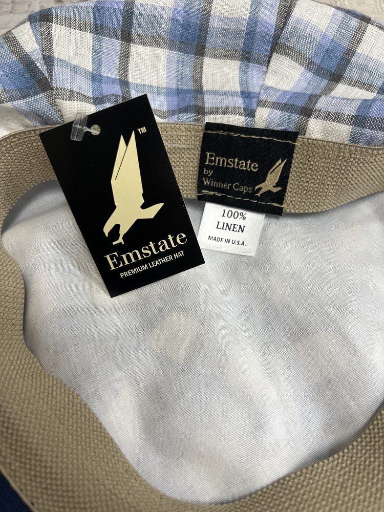 A close up of some tags on a blanket