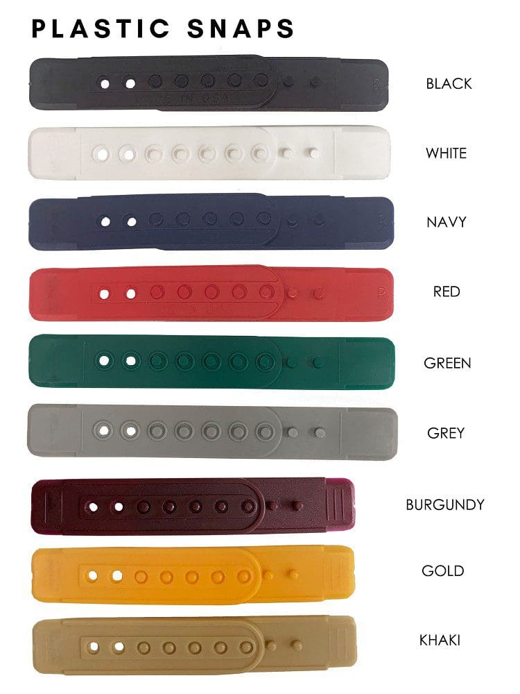 Baseball Cap Plastic Snap Closure