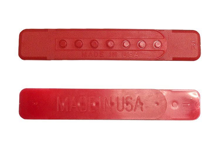 Baseball Cap Plastic Snap Closure red